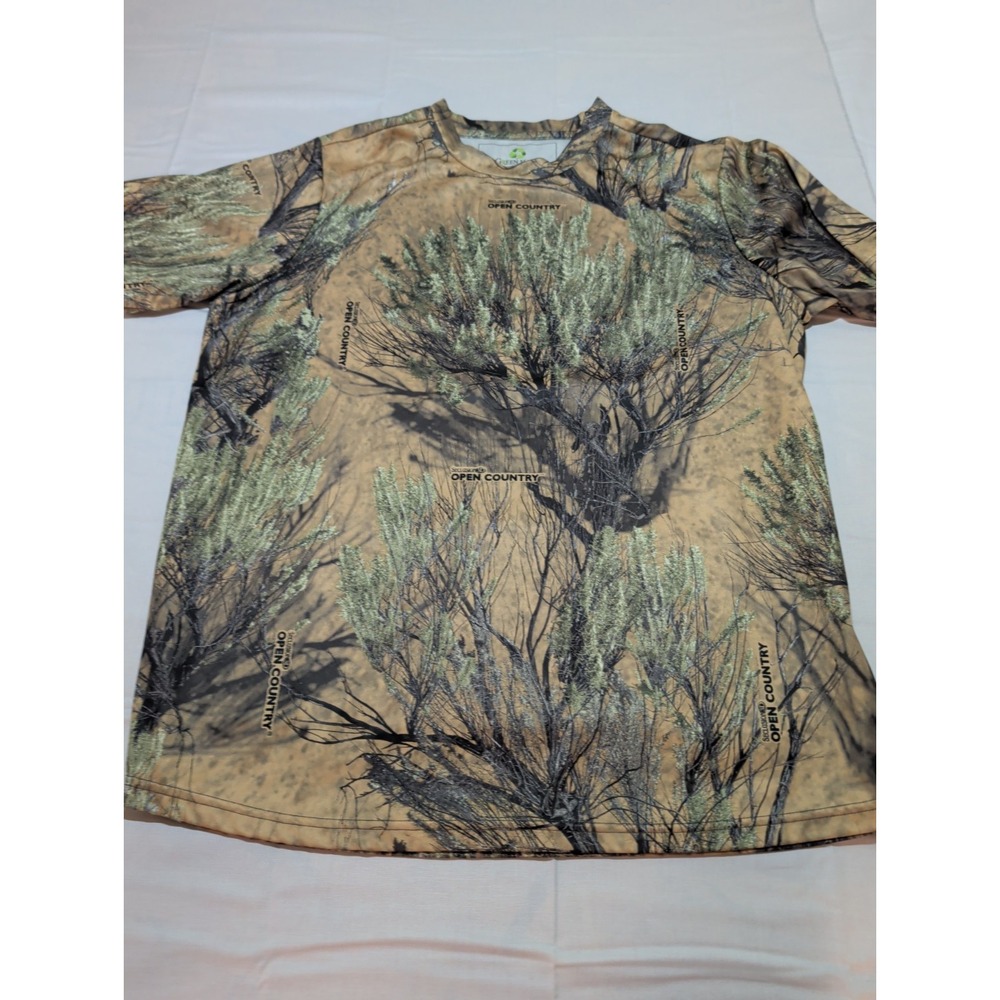 Green Mark D-Tec Comfort Camo Shirt Mens Medium Seclusion 3D Open Country Hunt
